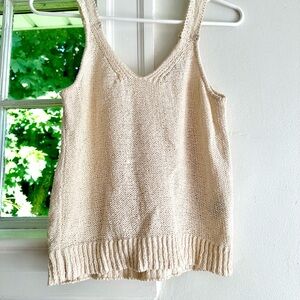 Madewell knit tank - XS - cream lightweight